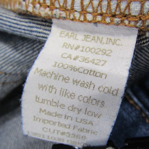NWT Earl Jeans Atmosphere Ringspun Denim Flare 27 - Picture 7 of 7